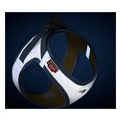 Curli Glow Clasp Vest Geschirr, grau