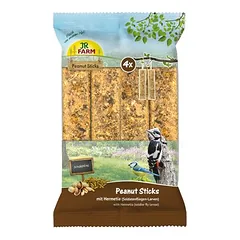 JR Farm 4x Peanut Sticks Schalenfrei 640 g