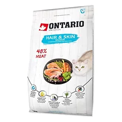 Ontario visavertis pašaras suaugusioms katėms Cat Hair&Skin, 2 kg — 2 nuotrauka