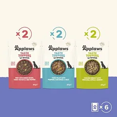 Applaws Taste Toppers 6 x 85 g drėgnas maistas šunims — 3 nuotrauka