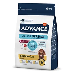 Advance Sensitive Lamb&Rice Sausas maistas vidutinių veislių šunims turintiems virškinimo ir odos problemų su ėriena ir ryžiais 3 kg