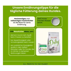 Almo Nature Daily all Breeds su jautiena ir ryžiais, sausas maistas šunims, < 1,4 kg — 3 nuotrauka