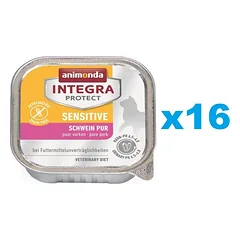 ANIMONDA Integra Sensitive Kiauliena 16x100 g
