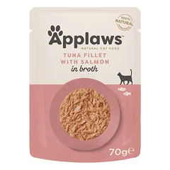 Applaws Tuna Fillet With Sea Bream konservu ėdalas suaugusiems katėms, 70 g