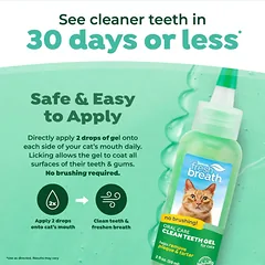 TropiClean Fresh Breath No Brushing Dental & Oral Care Gel for Cats, 59 ml — 3 nuotrauka
