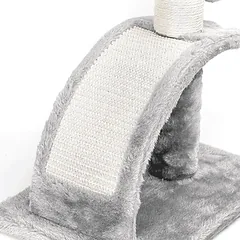 Nobleza draskyklė katei, pilka, 34×24.5x42cm — 3 nuotrauka