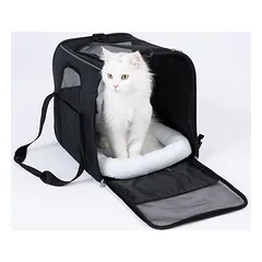 zooplus Basics krepšys katėms nešioti, Dydis S: L 43,5 x B 31 x H 34 cm — 3 nuotrauka