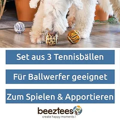 beeztees žaislas šunims, džiunglių kamuoliukai, 3 x Ø 6,5 cm — 2 nuotrauka