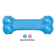 KONG šuniukų gumos žaislas goodie bone, mažas — 3 nuotrauka