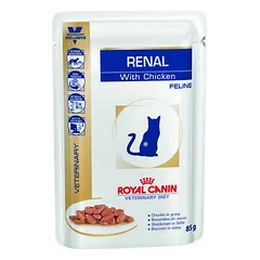 Royal Canin VD Renal su vištiena, drėgnas veterinarinis maistas katėms 85 g — 3 nuotrauka