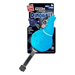 Žaislas šunims GiGwi Push To Mute Dinoball Apatosaurus dinozauras — 4 nuotrauka