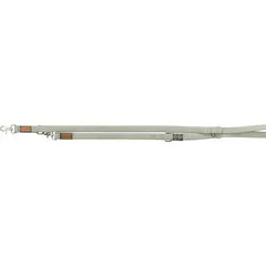 Trixie Be Nordic Adjustable Leather Leash L-XL (2 m / 25 mm), Light Grey
