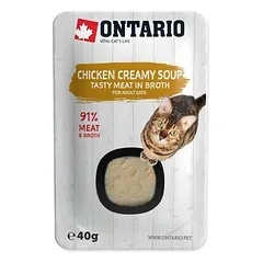 Ontario Cat Adult Chicken Creamy Soup 40 g