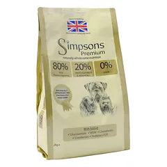 Simpsons Premium 80/20 Mix Fish - maistas suaugusiems šunims, su žuvimi, 2kg — 3 nuotrauka