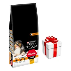 Purina Pro Plan Medium Adult Optibalance, vištiena ir ryžiai 14kg  + STAIGMENA ŠUNIUI