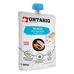 Ontario drėgnas maistas katėms su lašiša, 90 g (užsukamas) — 2 nuotrauka