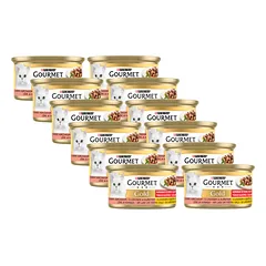 Purina Gourmet Gold lašiša / vištiena padaže 12x85g
