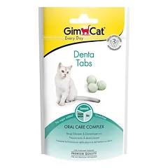 GimCat Adult Denta Tabs skanėstai katėms, dantų ir burnos higienos palaikymui, 40 g