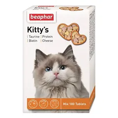 Beaphar Kitty’s Mix vitaminizuotas papildas katėms, 180 tablečių