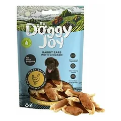 Doggy Joy Rabbit Ears with Chicken for Puppies 90 g