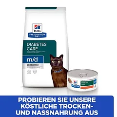 Hill's Prescription Diet m/d Diabetes Care su vištiena, sausas maistas katėms, 3 - 4,9 kg — 5 nuotrauka