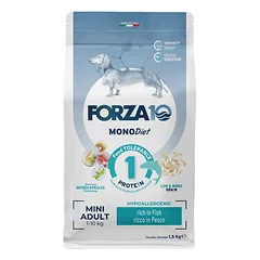 Forza10 Mini DIET sausas maistas mažų veislių suaugusiems šunims su žuvimi, 1.5 kg