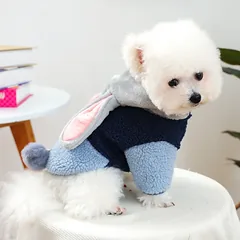 PAW COUTURE gyvūnų augintinių liemenė, mėlyna, mėlyna, L dydis — 3 nuotrauka