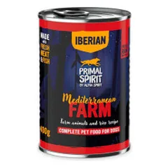 Primal Spirit Iberian Mediterranean Farm konservai su vištiena ir kiauliena šunims