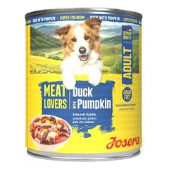 Josera Meat Lovers Menu Duck with Pumpkin konservuotas maistas šunims su antiena ir moliūgais, 800 g