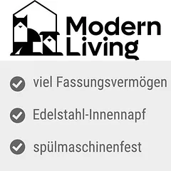 Modern Living dubenėlis šunims Bilbao, 1200 ml — 4 nuotrauka