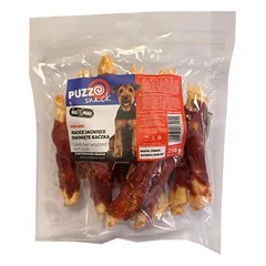 Hau & Miau Dog Treat Avienos kojos apvyniotos antiena papildomas pašaras suaugusiems šunims, avienos kojos apvyniotos antienos mėsa, 250 g
