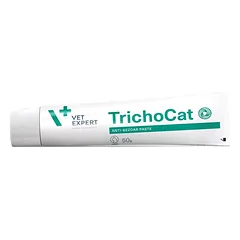 VET EXPERT TrichoCat Anti-bezoar pasta 50 g pasta atskirianti katėms