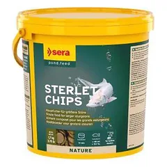 Maistas tvenkinio žuvims - Sera Sterlet Chips 3800 ml (1,7 kg)