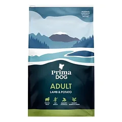 PrimaDog Ėriena & Bulvės sausas maistas visiems suaugusiems šunims 10 kg