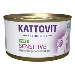 KATTOVIT Feline Diet Sensitive Turkey su kalakutiena 85 g