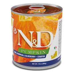 FARMINA N&D PUMPKIN - DOG Wet Lamb Pumpkin&Blueberry STARTER 285 g