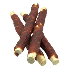 REAL DOG SNACKS žaliaminės odos ritinys su ėriena, 25 cm, 500 g — 2 nuotrauka