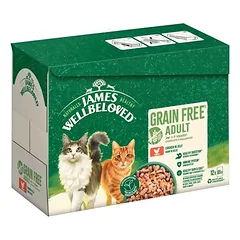 James Wellbeloved Grain Free Adult Cat su vištiena drebučiuose, drėgnas maistas katėms — 2 nuotrauka