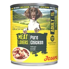 Josera Meat Lovers Pure Chicken konservuotas pašaras šunims su vištiena, 800 g parduotuvėje ramiosblusos.lt