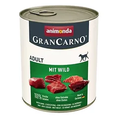 Animonda GRANCARNO suaugusių šunų konservai su žvėriena, 400 g — 2 nuotrauka