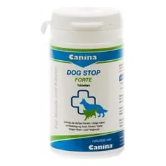 Canina Dog-Stop Dragees Forte tabletės šunims ir katėms nuo rujos periodo kvapo ir blogo kvapo, 60 vnt.
