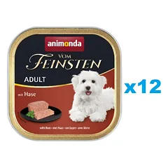 ANIMONDA Vom Feinsten Adult su triušiena 12x150 g