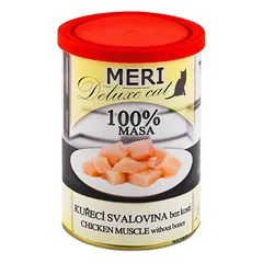 MERI Deluxe cat vištiena raumenys be kaulų konservai 400 g