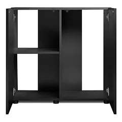 Opti Set 125 spintelė stačiakampė, juoda, 81x36x80 cm — 4 nuotrauka