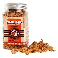 Kiwi Walker Freeze-Dried Shrimps liofilizuoti skanėstai katėms ir šunims, 50 g