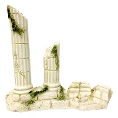 Aqua Della akvariumo dekoracija graikų kolona, Matmenys: 19,3 x 7,1 x 21,5 cm — 2 nuotrauka