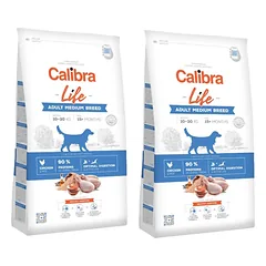 CALIBRA Dog Life Adult Medium Breed Chicken 24 kg (2 x 12 kg)