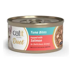 Catit Cuisine Duet konservai katėms su tunu ir lašiša, 75 g