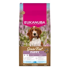 Eukanuba Dog Puppy Small & Medium Grain Free Ocean Fish 12 kg