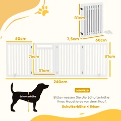 Gyvūnų tvora balta — 3 nuotrauka